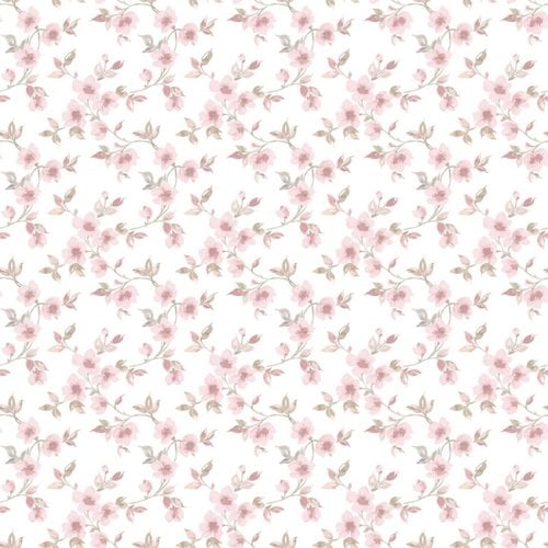 Noordwand Secret Garden Behang met bloemen G78484