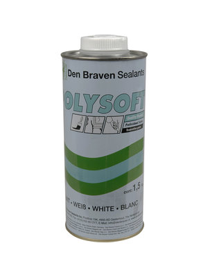 Den Braven Zwaluw Polysoft - Wit - Incl. Verharder