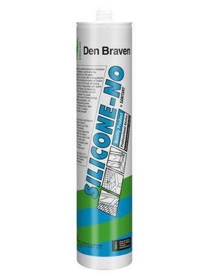 Den Braven Zwaluw Siliconenkit-No + Sanitary - Aluminium