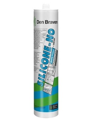 Den Braven Zwaluw Siliconenkit-No + Sanitary - Zilvergrijs