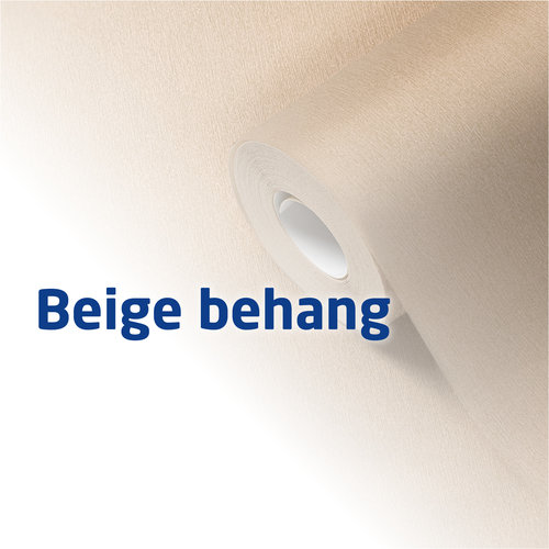 Beige behang