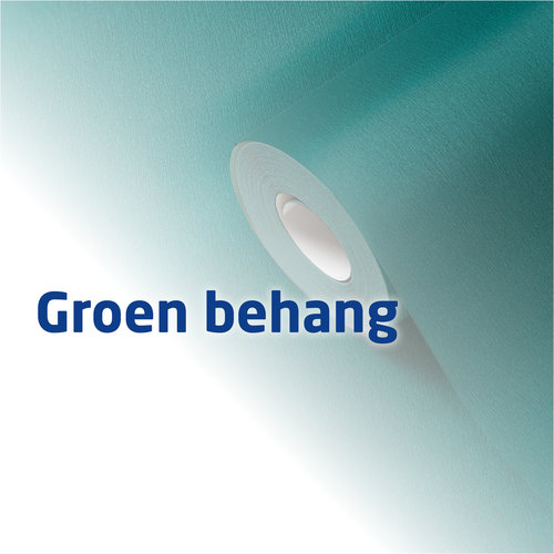 Groen behang