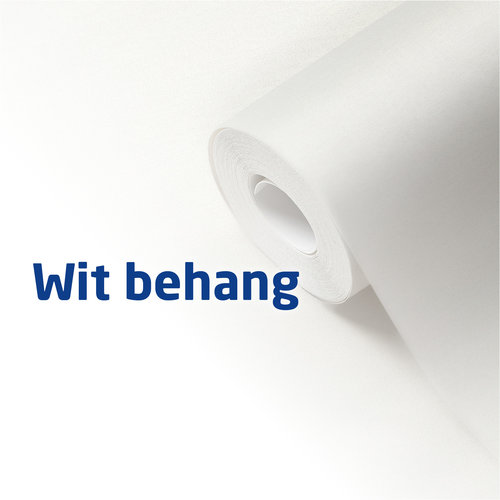 Wit behang