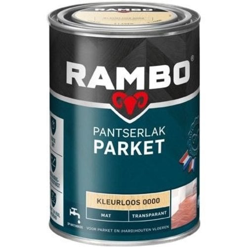 Rambo Pantserlak Parket Transparant Mat - Blank