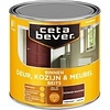 Cetabever Binnenbeits Deur Kozijn en Meubel Transparant Zijdeglans - Donker Mahonie