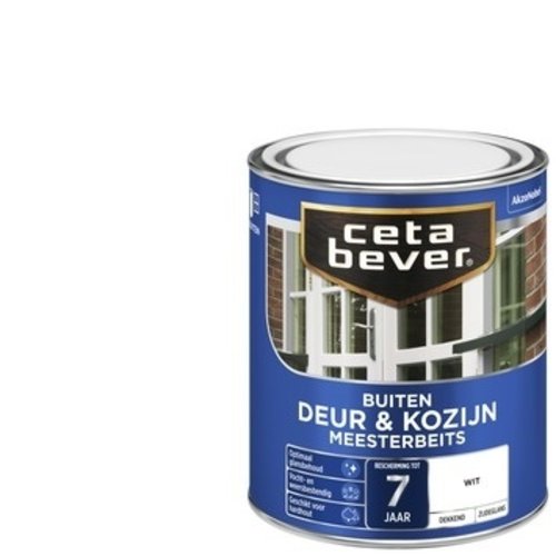 Cetabever Meesterbeits Deur en Kozijn Dekkend Zijdeglans - Wit