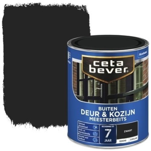 Cetabever Meesterbeits Deur en Kozijn Dekkend Zijdeglans - Zwart
