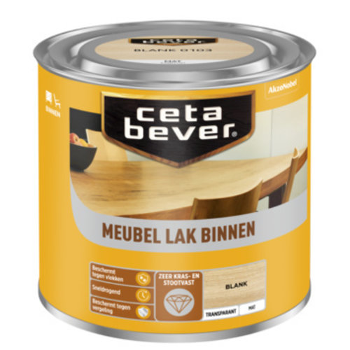 Cetabever Meubel Lak Binnen Transparant Mat - Blank