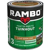 Rambo Pantserbeits Tuinhout Zijdeglans Transparant - Licht eiken