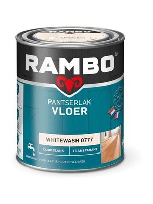 Rambo Pantserlak Vloer Transparant Zijdeglans - Whitewash
