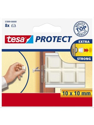 Tesa Protect Beschermblokjes - Wit - 10 x 10 mm