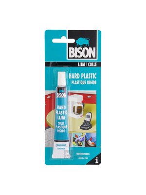 Bison Hard plastic lijm blister 25ml