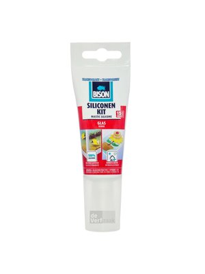 Bison Siliconenkit glas 60ml