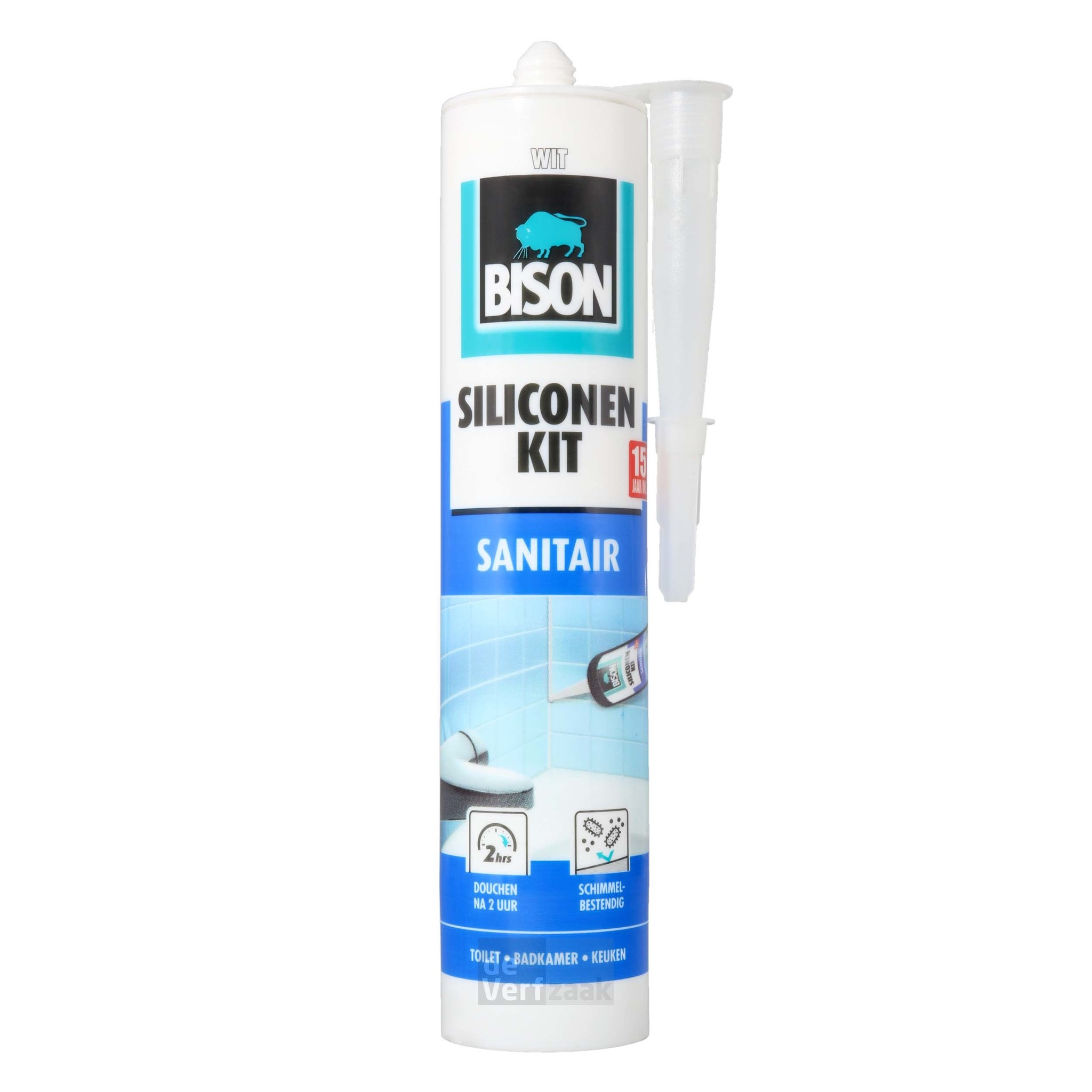 Bison siliconenkit sanitair 310ml