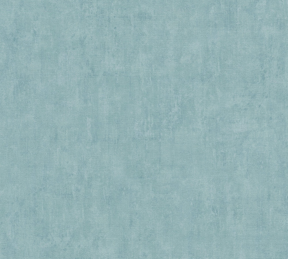 A.S. Création behang effen blauw - AS-380243 - 53 cn x 10,05 m