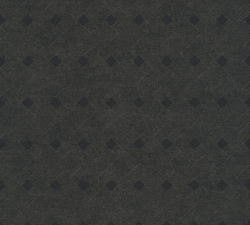 A.S. Création behang figuratief motief metallic en zwart - AS-380291 - 53 cn x 10,05 m