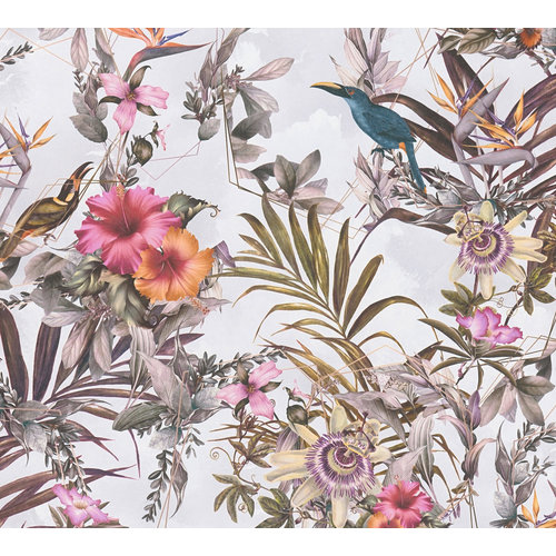 AS Creation Dream Flowery wit behang | 381787