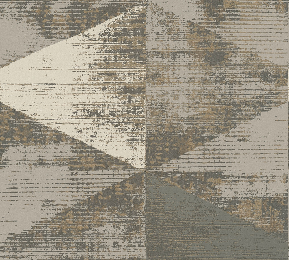 A.S. Création Geo Effect - GRAFISCH BEHANG - industrieel - 1005 x 53 cm