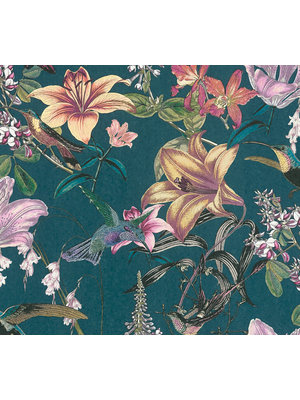 Architects Paper Jungle Chic blauw behang | 377012
