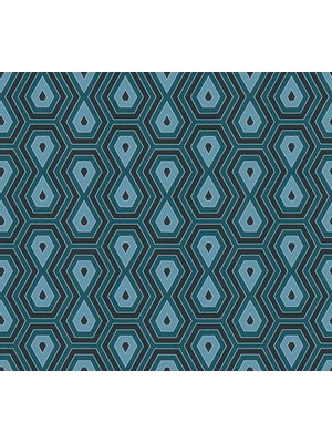 Architects Paper Jungle Chic blauw behang | 377072