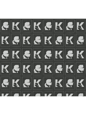 AS Creation Karl Lagerfeld Zwart behang | 378423