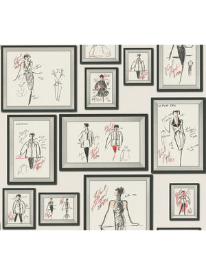 AS Creation Karl Lagerfeld Wit behang | 378463