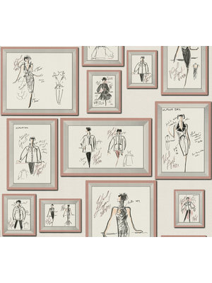 AS Creation Karl Lagerfeld Wit behang | 378464