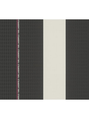 AS Creation Karl Lagerfeld Zwart behang | 378482