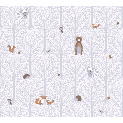 AS Creation Little Love grijs behang | 381191