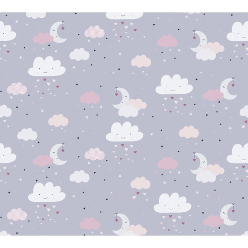 AS Creation Little Love grijs behang | 381251