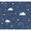 AS Creation Little Love blauw behang | 381411