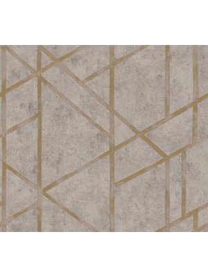 Livingwalls Metropolitan Stories goud behang | 369283