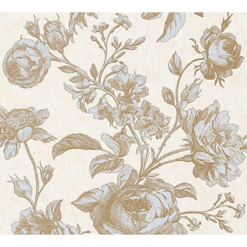 Livingwalls My Home My Spa goud behang | 387003