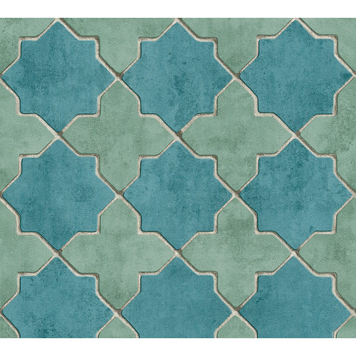 Livingwalls New Walls blauw behang | 374214