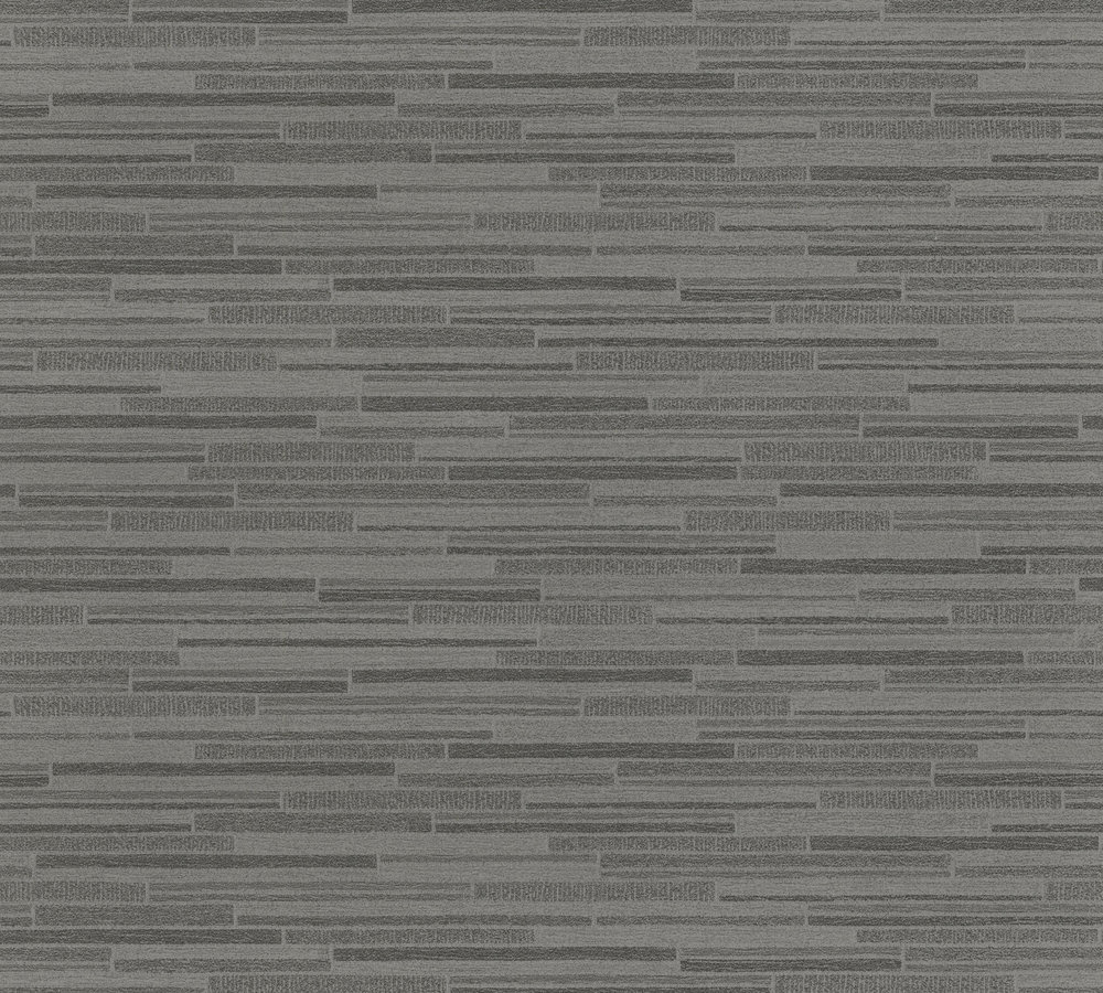 A.S. Création behang steen grijs en zwart - AS-709714 - 53 cn x 10,05 m