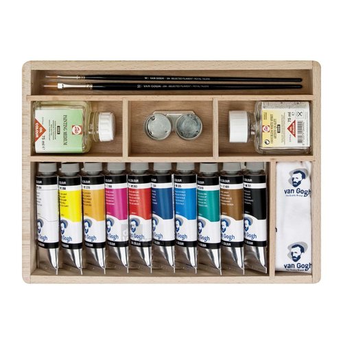 Van Gogh Olieverf Kist Basis 10 Tubes - 40 ml