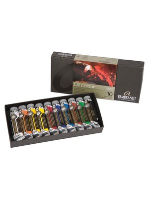 Rembrandt Olieverf Basisset - 10 x 15 ml Tubes
