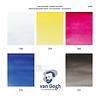 Van Gogh Aquarelverf Pocket Box Primaire Mengset | 5 Halve Napjes + 7 Lege Plekken