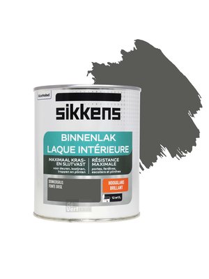 Sikkens Binnenlak Hoogglans - Donkergrijs