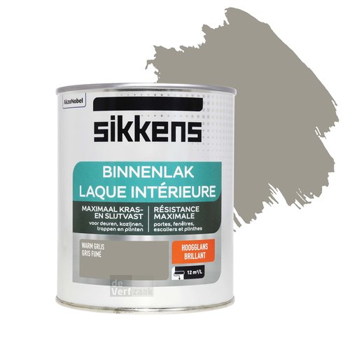 Sikkens Binnenlak Hoogglans - Warm grijs