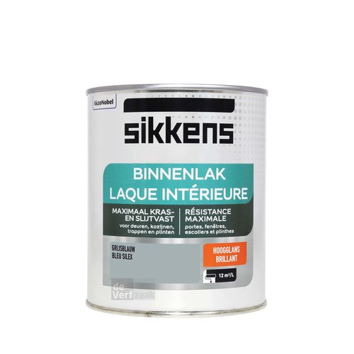 Sikkens Binnenlak Hoogglans - Grijsblauw