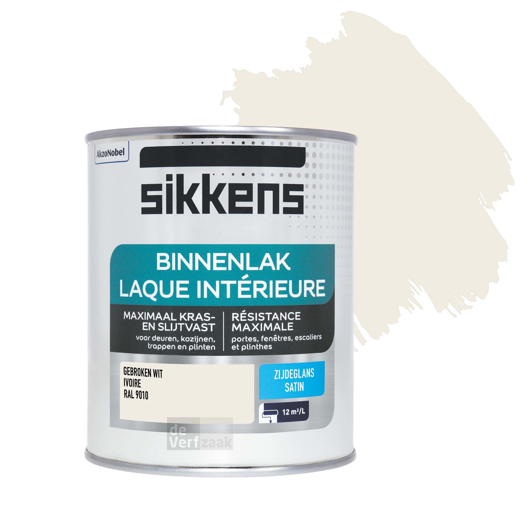 Sikkens Binnenlak Zijdeglans - 750 ml 9010 kopen? | Korting tot 40% - Verfzaak