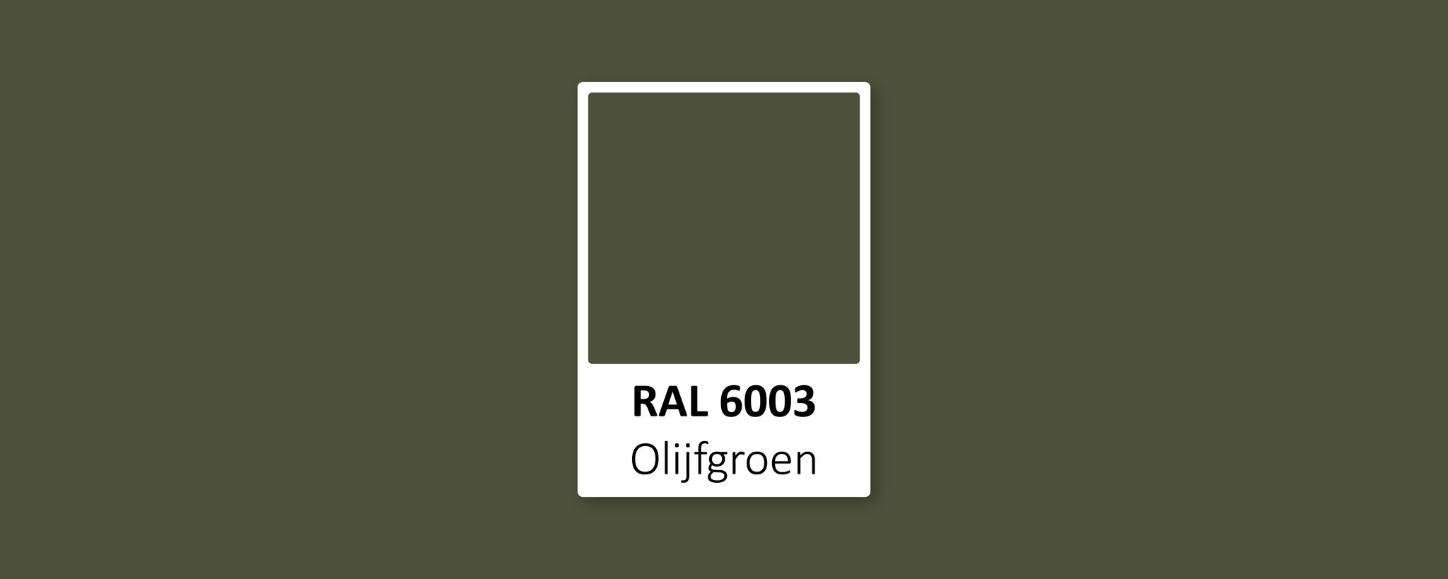 RAL 6003: Olijfgroen
