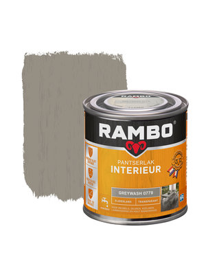 Rambo Pantserlak Interieur Transparant Zijdeglans - Greywash