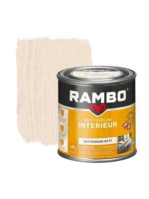 Rambo Pantserlak Interieur Transparant Zijdeglans - Whitewash