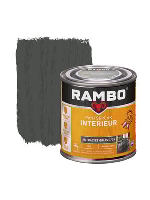 Rambo Pantserlak Interieur Transparant Mat - Antraciet grijs