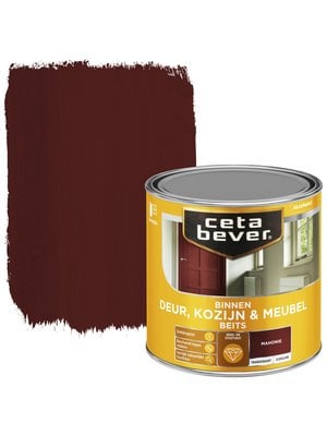 Cetabever Binnenbeits Deur Kozijn en Meubel Transparant Zijdeglans - Mahonie