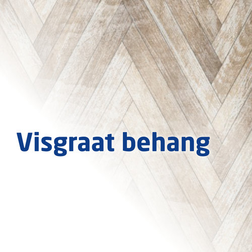 Visgraat behang