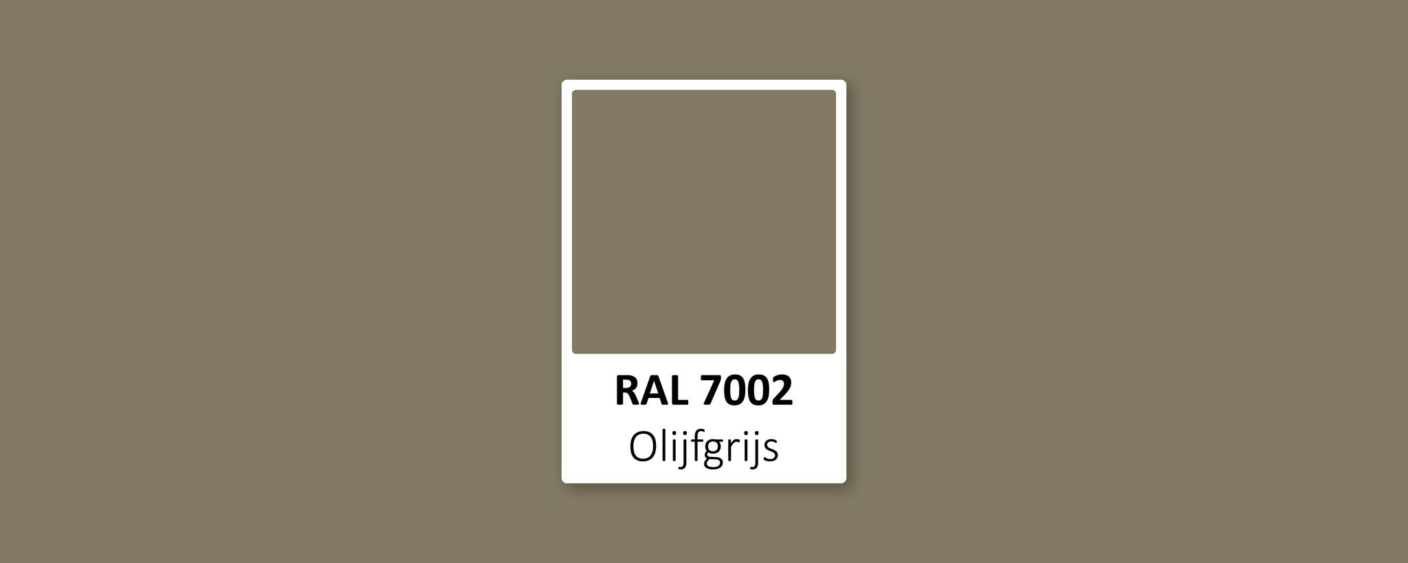 RAL 7002 Olijfgrijs