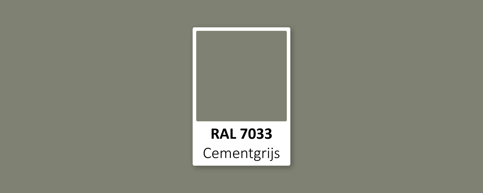 RAL 7033: Cementgrijs
